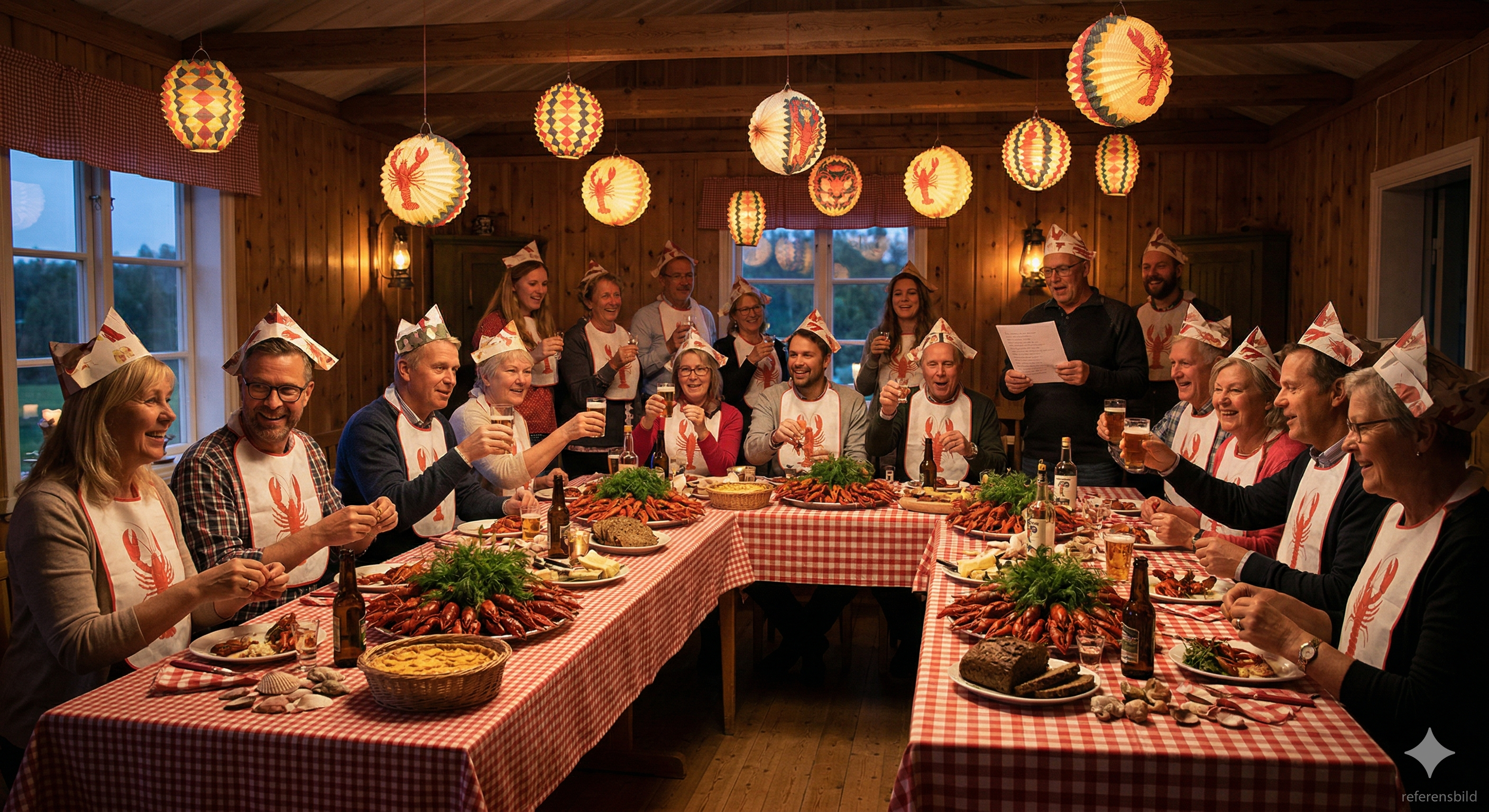 Kräftskiva i kungsgårdsviken